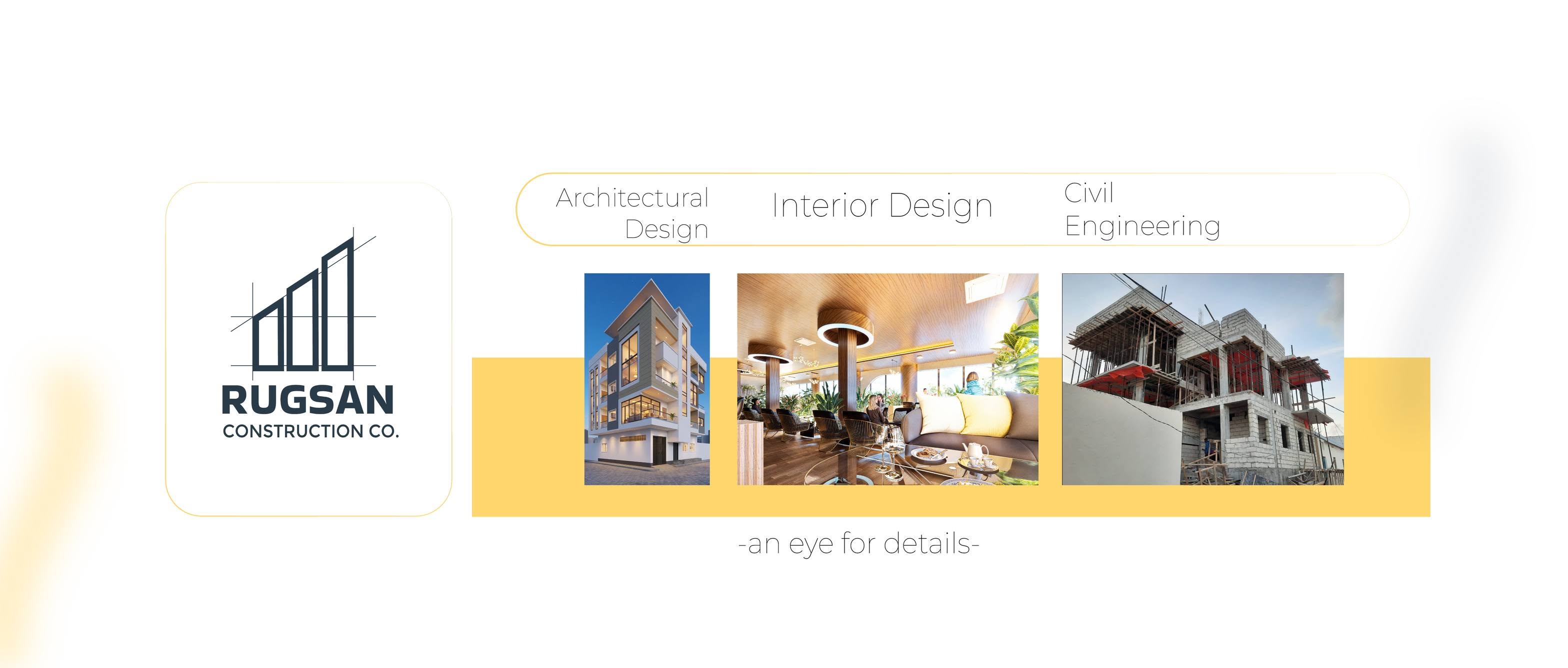 Rugsan architecture, interior design and civil engineering presentation
